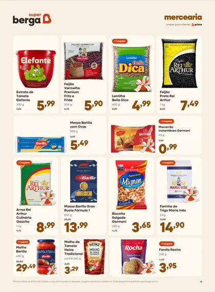 Encarte página 4, mercearia